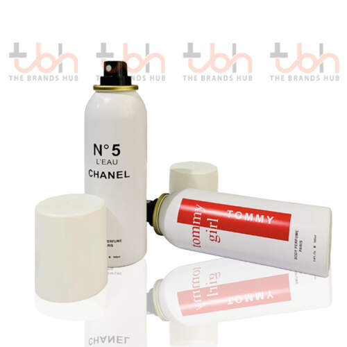 Pack Of Two Body Spray | N°5 L'Eau Chanel & Tommy Girl