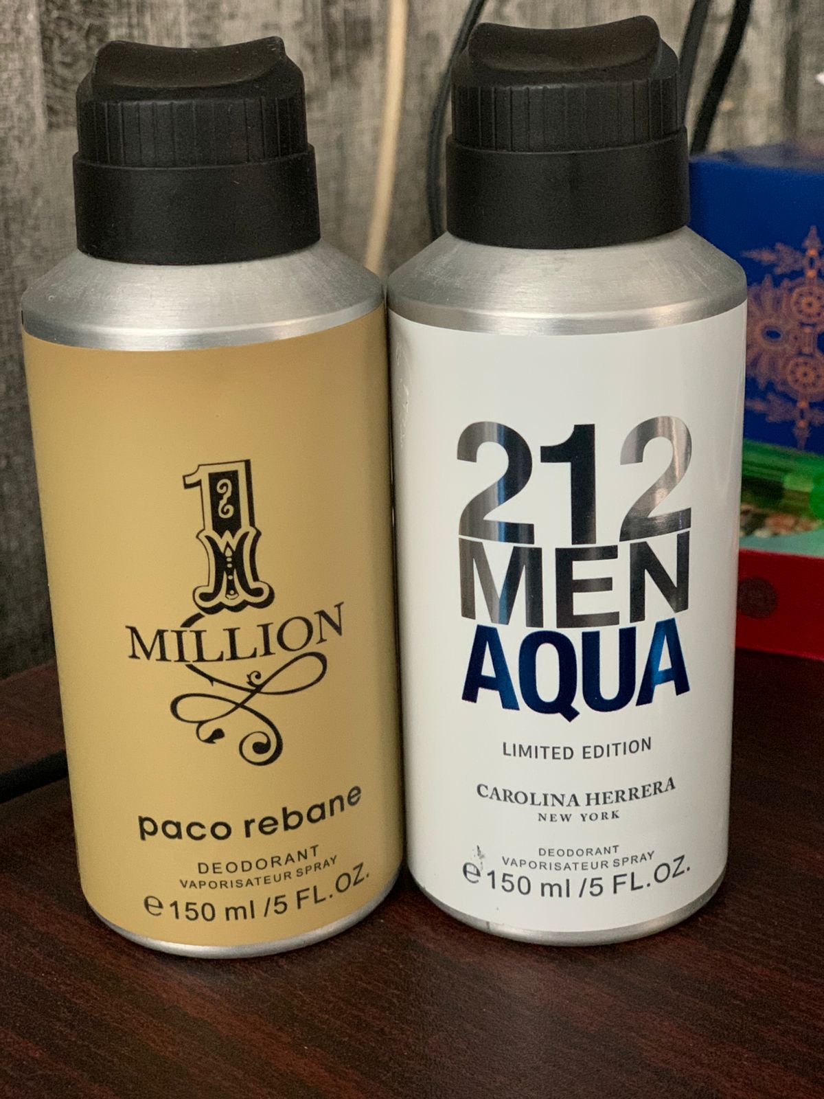 Pack Of Two Deodorants | 1 Million & 212 Men Aqua photo review