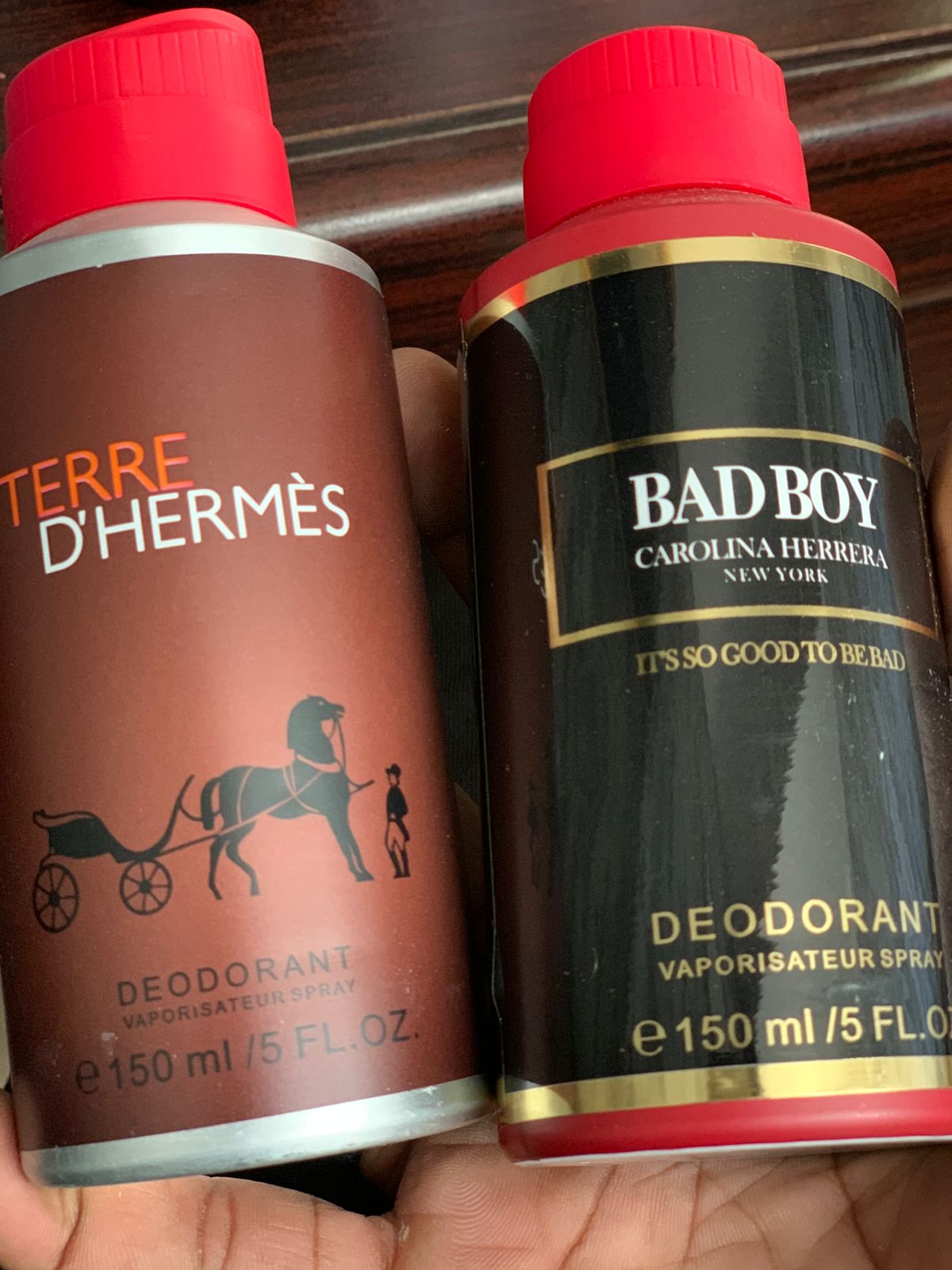 Pack Of Two Deodorants | Bad Boy & Terre D'Hermes photo review