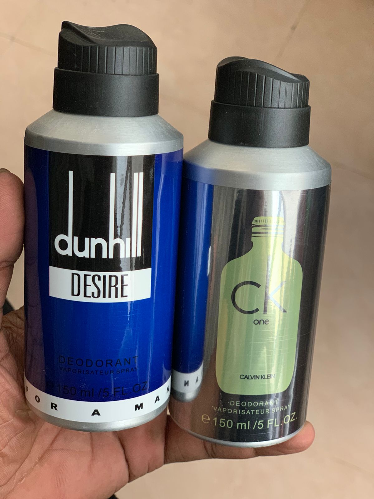 Pack Of Two Deodorants | Calvin Klein One & Dunhill Desire Blue photo review