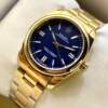 Rolex Oyster For Men (Golden Blue Dial)