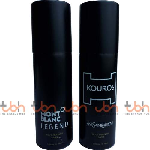 Set of Two Body Sprays | Montblanc Legend & Yves Saint Laurent Kouros