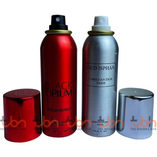 Set of Two Body Sprays | Yves Saint Laurent Black Opium & Dior Oud Isphan