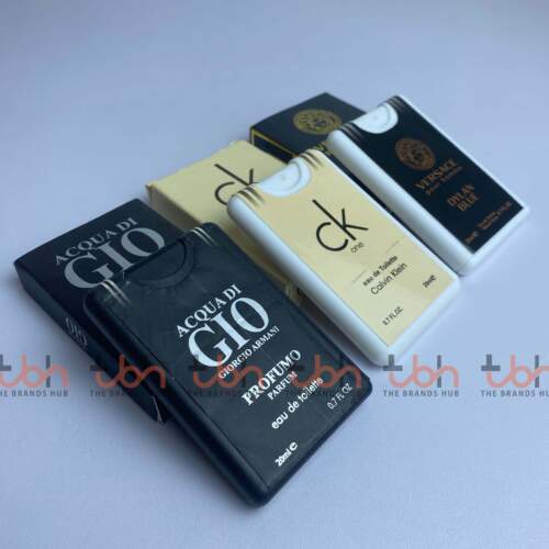 3 Testers | Aqua Di Gio | CK One | Versace Dylan Blue