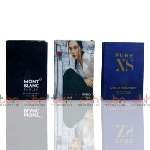 3 Testers | Montblanc Emblem | Flower By Kenzo | Pure XS Men