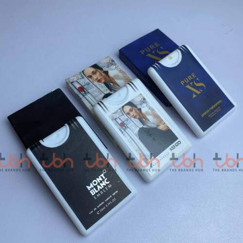 3 Testers | Montblanc Emblem | Flower By Kenzo | Pure XS Men