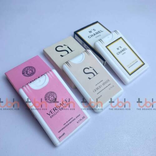 3 Testers | Versace Bright Crystal | Si EDP | Chanel N5