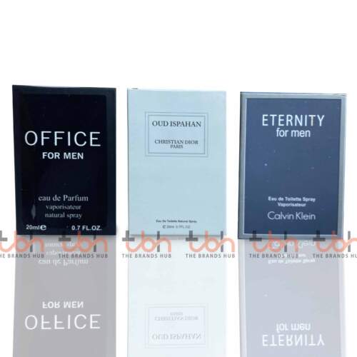 3 Testers | Office For Men EDP | Dior Oud Ispahan | CK Eternity For Men